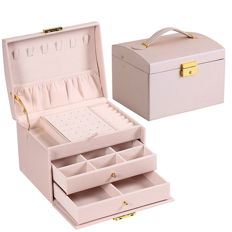 Multi-Functional Jewellery Box: For Earrings/Rings/Necklaces/Watches/Bracelets