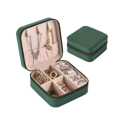 Multi-Functional Mini Jewellery Case: For Earrings/Rings/Necklaces/Watches/Bracelets