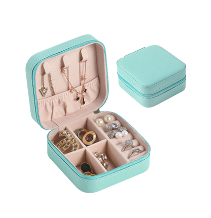 Multi-Functional Mini Jewellery Case: For Earrings/Rings/Necklaces/Watches/Bracelets
