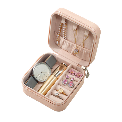 Multi-Functional Mini Jewellery Case: For Earrings/Rings/Necklaces/Watches/Bracelets